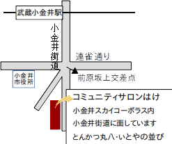 らくビット事務所の地図"